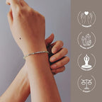 Natural Crystal Cut Bead Bracelet, 925 Silver Faceted Gemstone Jewelry for Women, Handmade Chakra Design Gift for Birthday Christmas Daily Wear - color: Green Prehnite