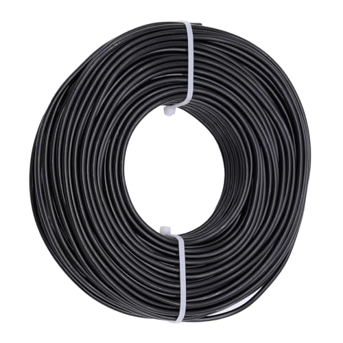 9 Gauge Aluminum Craft Wire, 100 Feet 3mm Bendable Metal Wire for Jewelry Making, Sculpting and Floral Design, Soft Armature Wire for DIY Crafts (Black) - size: 9 Gauge(3mm), style: Black