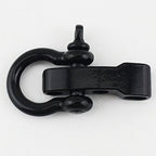 Hewnda 10 Sets Zinc alloy Bow Shackle Umbrella Rope,Adjustable D Umbrella Rope Bracelet Buckle Survival D Shape