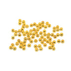 Beadalon Crimp Beads, Size #1, Gold Color, 1.5 g, Approx. 100 pc - color: Gold, size: Size #1, 100 pc