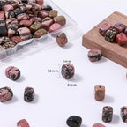 Natural Large Rhodochrosite Cube Stone Beads 8x11mm 38cm/str Loose Semi Gemstone Stone Square Beads for Making Bracelets Necklace - color: Rhodochrosite