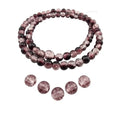 DandS ltd Crackle Lampwork Glass Beads for Jewelry Making, Hematite Quartz, Vibrant DIY Bracelets, Necklaces, Beading Supplies & Craft Kits for Handmade Jewelry, 80pcs 0.39 inch (10mm), #J263-10 - color: Hematite Quartz
