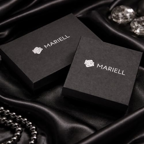 Mariell Cubic Zirconia Crystal Pendant Necklace for Women, 2 Carat 8mm CZ, for Brides, Wedding, Mother's Day Jewelry Gift - color: Champagne