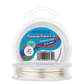 BENECREAT 18 Gauge Tarnish Resistant Copper Wire Silver Jewelry Beading Wire for Bracelet Necklace Jewelry Making, 33-Feet/11-Yard - color: Silver, size: 18-Gauge(33-Feet/11-Yard)