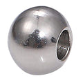 BEADIA Stainless Steel Spacer Beads 4x3mm Round Loose Charm Caps Beads for DIY Jewelry Making 100pcs with 1.5mm Hole - color: 4x3mm 1.5mm