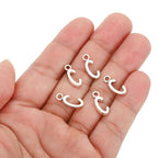 PATIKIL Letter Charm, 50pcs Alphabet Initial Pendant Charm Bulk DIY for Jewelry Making Bracelets Earrings Necklace - style: C