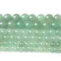 Green Dongling Stone Beads for Jewelry Making DIY Bracelet Necklace Jewelry Making 1 Strand 15.5inch 31PCS 12MM - color: Green Dongling stone, size: 12MM