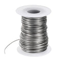 M METERXITY 17 Gauge Stainless Steel Craft Wire, 1.2mm 131 ft Bendable Floral Snare Wire for Jewelry Making/Sculpting/Armature Crafting/Floral Bonsai/DIY Crafts - size: 17 Gauge X 131 Ft