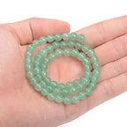 AD Beads Natural Gemstone Round Loose Beads 15" for Bracelet Necklace Earrings Jwelery Making Crafts DIY (4mm, Green Aventurine) - color: Green Aventurine, size: 4mm