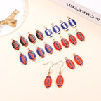20PCS Sports Charms Enamel Basketball Baseball Pendant Charms for Jewelry Making Rhinestone Ball Game Softball Charms for Necklace Bracelet Earrings DIY Crafts - color: Set 9