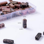 Natural Rhodochrosite Rectangle Tube Beads 4x13mm 38cm/str Loose Semi Gemstone Stone Beads for Making Bracelets Necklace Earrings - color: Rhodochrosite, size: 4x13mm Rectangle