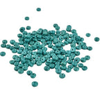 180pcs 4x2mm Green Turquoise Disk Rondelle Spacer Natural Stone Semi Precious Gemstone Loose Beads for Jewelry Making 15.5 Inch - color: Green Turquoise