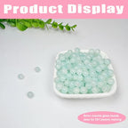 8mm Crackle Glass Beads for Jewelry Making, 700Pcs Round Crystal Beads for Bracelets, DIY Crafts (Lake Blue Crackle) - color: Lake Blue Crackle