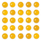 AD Beads 8mm Natural Round Loose Beads 110 Pieces, for Making 108 Mala Prayer Beads Necklace, Bracelet & Yoga Meditation, Jewelry Design (Yellow Jade) - color: Yellow Jade