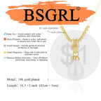Pearl Necklace for Women- 14K Gold-plated/White Gold-plated Dainty Pearl Necklace for Women - color: Gold CZ pearl 370