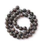 6mm 60pcs DIY Natural Flame Stone Yooperlite Beads Round Healing Crystal Gemstone Loose Beads for Jewelry Making Handmade Bracelet Necklace - color: Flame stone Yooperlite, size: 6mm