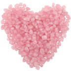 400pcs Natural Chip Stone Beads for Jewelry Making Rose Quartz 5-8mm Irregular Gemstones Healing Crystal Loose Rocks Bead Hole Drilled for Ring Earrings Necklace Bracelet Making DIY Art Crafts - color: Rose Quartz (2 Strands-62")