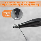 Mini Round Nose Pliers with Smooth Jaws - 5-Inch Jewelry Making Precision Pliers - style: Round Nose Pliers