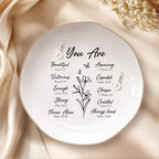 LITTLEBIGGER Christian Gifts for Wome – Bible Verses Jewelry Tray, Spiritual and Religious Gifts for Women, Christian Gifts – Personalized Jewelry Dish, Christmas Gift – Religious Ring Dish - style: You Are-Heptagon