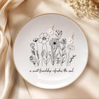 LITTLEBIGGER Friendship gifts for Women – Jewelry Dish, Christian Friend Gifts, Best Friend Birthday Gifts for Women – A Sweet Friendship Refreshes the Soul – Proverbs 27:9 – Mothers Day Gifts - style: Friendship - C
