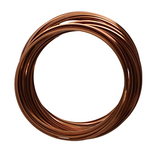 The Beadsmith Square Craft Wire - Soft Temper Beading Wire, Antique Copper Color, 18 Gauge, 7 Yards - color: Antique Copper, size: 18 Gauge, 7 Yard Coil