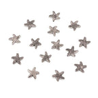 Fashewelry 100Pcs Antique Silver Starfish Animal Spacer Beads Tibetan Metal Ocean Sea Life Charm Beads 13.5x13.5mm for Jewelry Making - color: Antique Silver Starfish-2