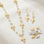 80 Pcs Cross Charms for Jewelry Making, Religious Cross Beads for Bracelets, Crosses for Jewelry Making, Bracelets, Necklaces, DIY Crafts (Gold, Silver) - color: 80pcs, 16x12mm, 13x9mm, Gold, Silver