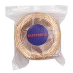 INSPIRELLE 18 Gauge 377 Feet KC Gold Aluminum Craft Wire Bendable Metal Wire for Jewelry Craft Making - color: KC Gold, size: 18 Guage (1.0mm)