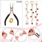 ZOODAMAI Ultimate DIY Charm Making kit- 313 Pieces with Tools, Charms & 5 Velvet Drawstring | Make Your Own Keychains, Jewelry & Personalized Gifts (Complete Beginner-Friendly Set) - size: 313pcs