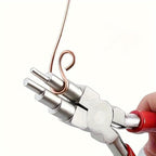 Wire Looping pincers–Create 6 Sizes (Ranging 3-9mm) of Loops & Jump Rings, 5.9" long (140mm), Polished Steel Head & PVC Comfort Handle