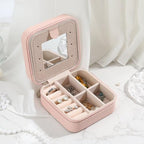 Sea Turtle Gifts for Women Girl Girls Birthday Gift Pink Portable Jewelry Case Travel Gifts for Turtle Lovers Christmas Gift Ideas Daughter Sister Bestie Friends Cute Small Jewelry Box - color: Just A Girl Who Loves Turtles