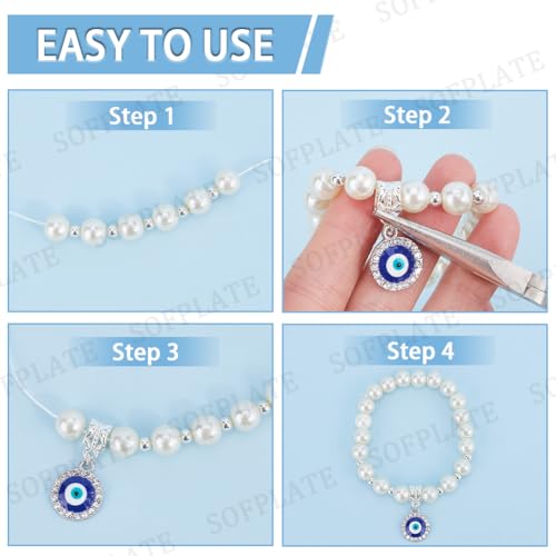 1 Box 160Pcs Bail Tube Beads Silver Bail Bead Bulk Textured Tibetan Alloy Tube with Loop Connector Pendant Links Charms Hanger Spacer for Jewelry Making Bracelets Earrings DIY Crafts - color: Silver