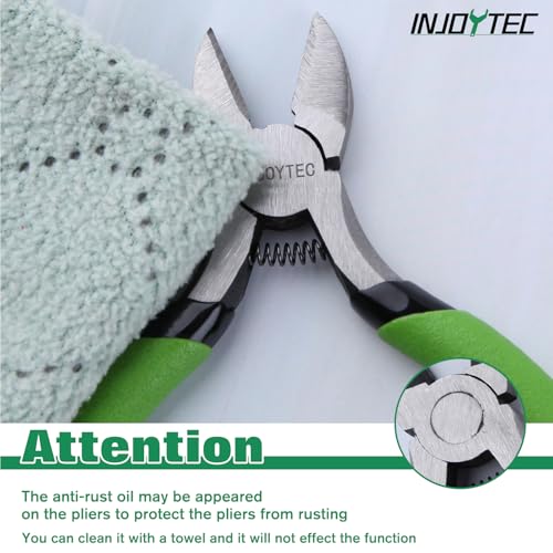 Wire Cutters Side Cutting Pliers 5 Inch Diagonal Pliers Floral Wire Cutters Ultra Sharp Flush Cut Pliers Mini Fine Wire Cutting Plier Flush Cutting Pliers for Jewelry Making - style: Diagonal Pliers