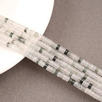 150PCs Natural Iceberg Jade Spacer Beads, Loose Semi Precious Flat Round Gemstone Heishi Disc Stone Beads for Beading Jewelry Making 4mm*2mm 38cm - color: Iceberg Jade, size: 4MM*2MM