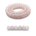 DandS ltd Crackle Lampwork Glass Beads for Jewelry Making, Blush Pink, Vibrant DIY Bracelets, Necklaces, Earrings, Beading Supplies & Craft Kits for Handmade Jewelry, 80pcs 0.39 inch (10mm), #J280-10 - color: Blush Pink