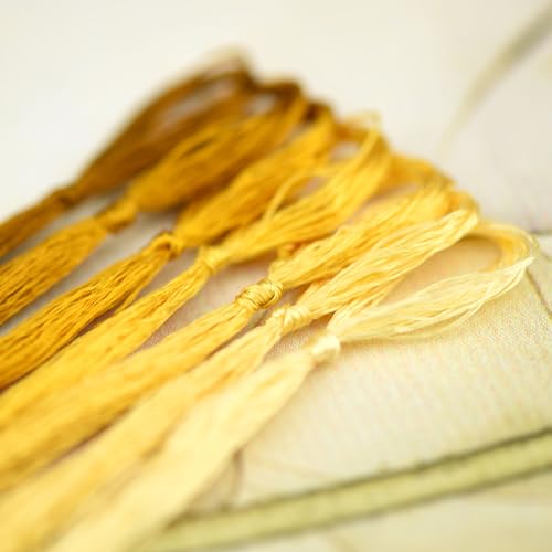 Mulberry Silk Floss Embroidery Thread Floss-Cross Stitch Threads China Silk Woven Jewelry Threads DIY Sewing Kits (51) - color: 51
