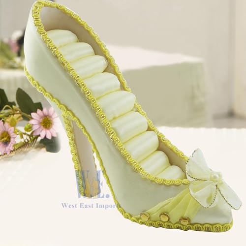 2 PCS Set Jewlery Display Shoe Ring Holder - Mannequin Necklace Display Bracelet Orgaziner (Yell) - color: Yell
