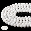 70PCS Natural 8MM Healing Gemstone, Moonstone Energy Stone Round Loose Beads, Semi-Precious Crystal Beads with Free Elastic String for Jewelry Making DIY - color: Moonstone