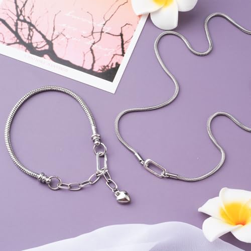 Pndeyo 2pcs 925 Sterling Silver Jewelry Clasps, Hypoallergenic Necklace Enhancer Shortener, Spring Bail Clasp Rings Connector Clips for Bracelet Anklet Jewelry Making- Silver