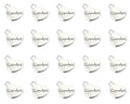 Shapenty Antique Silver Love Heart Shaped Family Members Pendant Charms for DIY Craft Keychains Bracelet Necklace Earrings Jewelry Making Findings and Memory Ornament - style: Grandpa