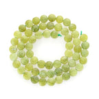Adabele 15 Inch Natural Green Nephrite Jade Gemstone 6mm Faceted Flat Round Coin Loose Beads Gem Stone Spacer (57-61pcs) for Jewelry Making GZ13-12 - color: Nephrite Jade, size: 15 Inch/1 Strand