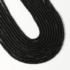 3600 pcs Black Clay Beads for Bracelets Making, 10 Strands Flat Round Polymer 6mm Spacer Heishi Beads for Jewelry Making Earring Necklace - color: Black
