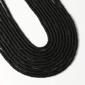 3600 pcs Black Clay Beads for Bracelets Making, 10 Strands Flat Round Polymer 6mm Spacer Heishi Beads for Jewelry Making Earring Necklace - color: Black