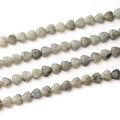 10mm Natural White Labradorite Stone Beads Heart Shape DIY Loose Gemstone Energy Healing Crystal Charms for Jewelry Making Handmade - color: White Labradorite