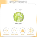 uxcell 2000 Pcs Glass Seed Beads Bulk, 4mm Mini Loose Glass Bugle Beads for DIY Earrings, Necklaces, Bracelets, Jewelry Making, Light Green - color: Light Green, size: 4mm