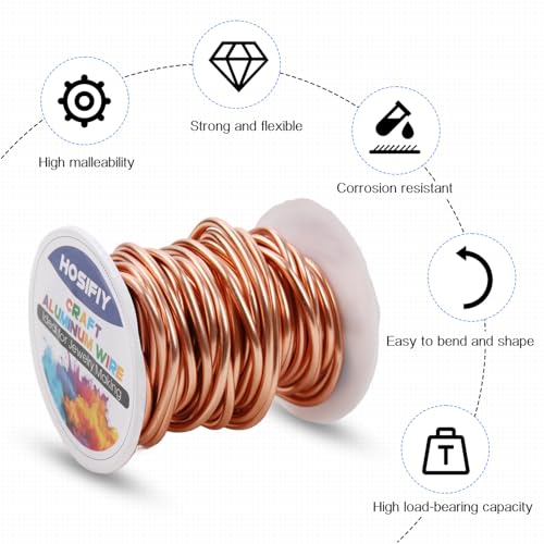 8 Gauge Aluminum Craft Wire, 3mm Jewelry Wire for Jewelry Making Supplies and DIY Metal Craft Art (Champagne, 32 Feet) - color: Champagne, size: 8Gauge 32FT