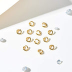 DanLingJewelry 200 pcs 304 Stainless Steel 19 Gauge Open Jump Rings 5mm for Jewelry Making DIY Golden Color - color: 200 pcs - ф5mm δ 1mm - Golden