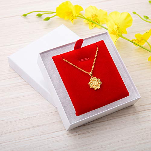 GEFTOL Jewelry Gift Boxes 40 Pack 3.5x3.5x1 Inch Cardboard Jewelry Boxes,Small Gift Boxes for Jewelry Earrings Necklaces Handmade Bangles Bracelets(White) - color: White, size: 3.5x3.5x1 Inch (Pack of 40)