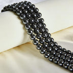 150pcs 6mm Black Hematite Beads Natural Gemstone Beads Round Loose Beads for Jewelry Making - color: Black Hematite, size: 6mm