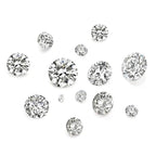 Fashewelry 50Pcs Tiny Cubic Zirconia Faceted Rhinestone Cabochons 1mm 2mm 3mm 4mm 5mm Clear Pointed Back Crystal Diamante Gems for Nail Art Craft Replacing Jewelry - color: Clear, size: 1mm/2mm/3mm/4mm/5mm-Zirconia